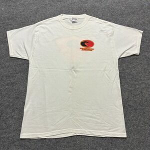 Vintage Hanes Longboard Legends Graphic T-Shirt Mens Size L White Heavyweight